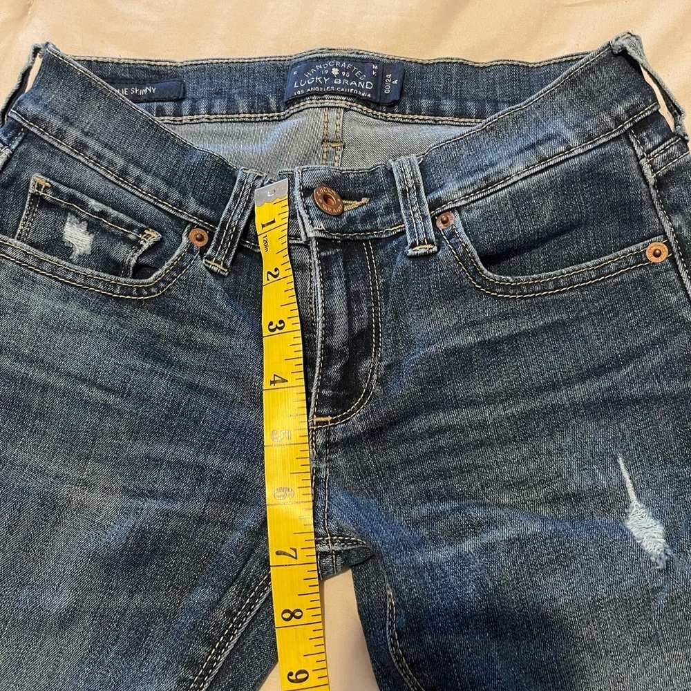 Lucky Brand Charlie Ankle Blue Women's Jeans Size 24 - Picture 3 of 6
